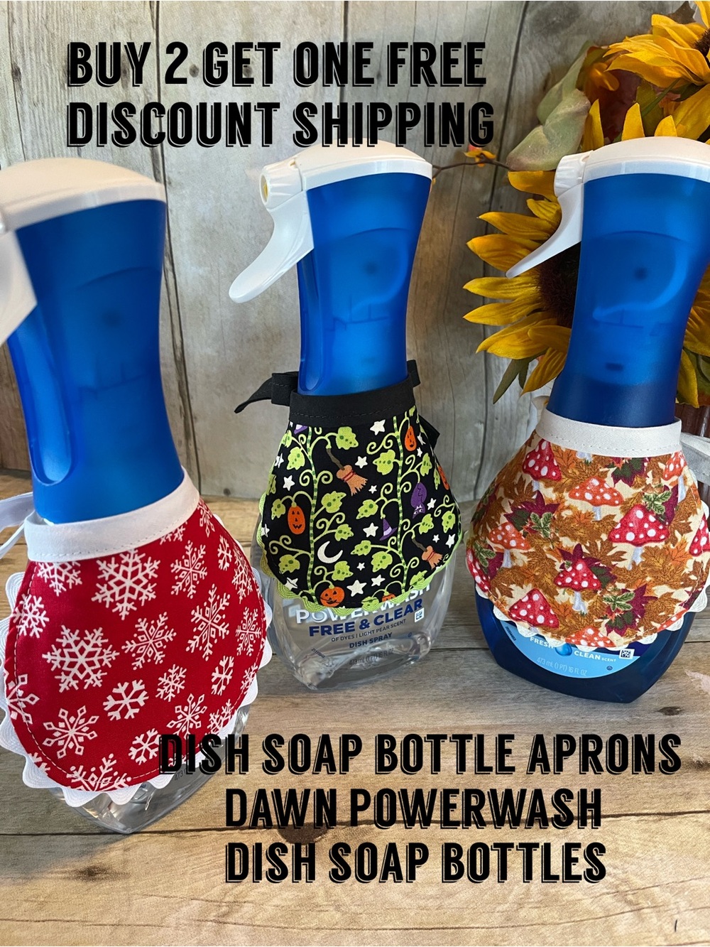 Dish Soap Bottle Buy 2Get1 Free Aprons Dawn Powerwash Fall Holidays & Winter